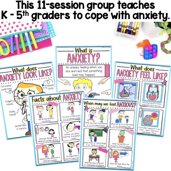 Anxiety Small Group & Individual Counseling Curriculum - Image 2